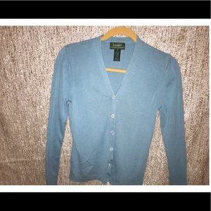 Ralph Lauren blue sweater, size small.